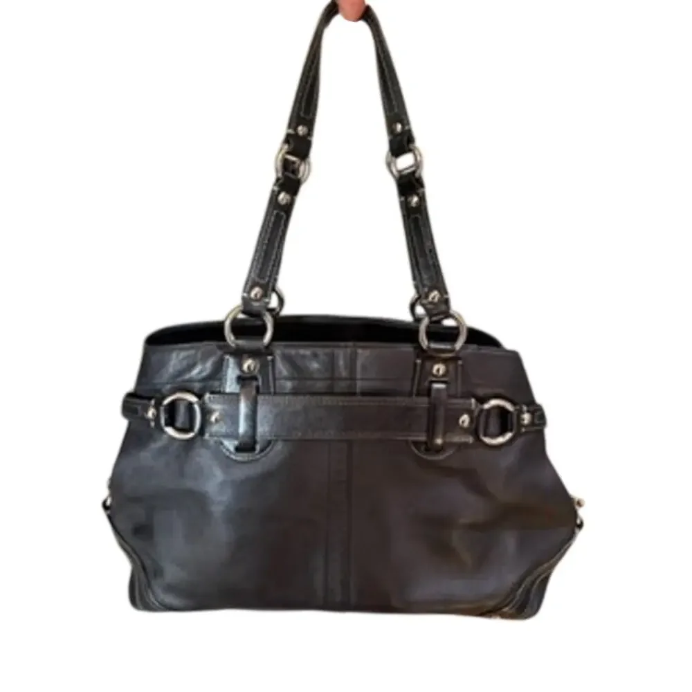 Coach Fabulous 2008 Carly Black Leather Satchel*Wonderful condition